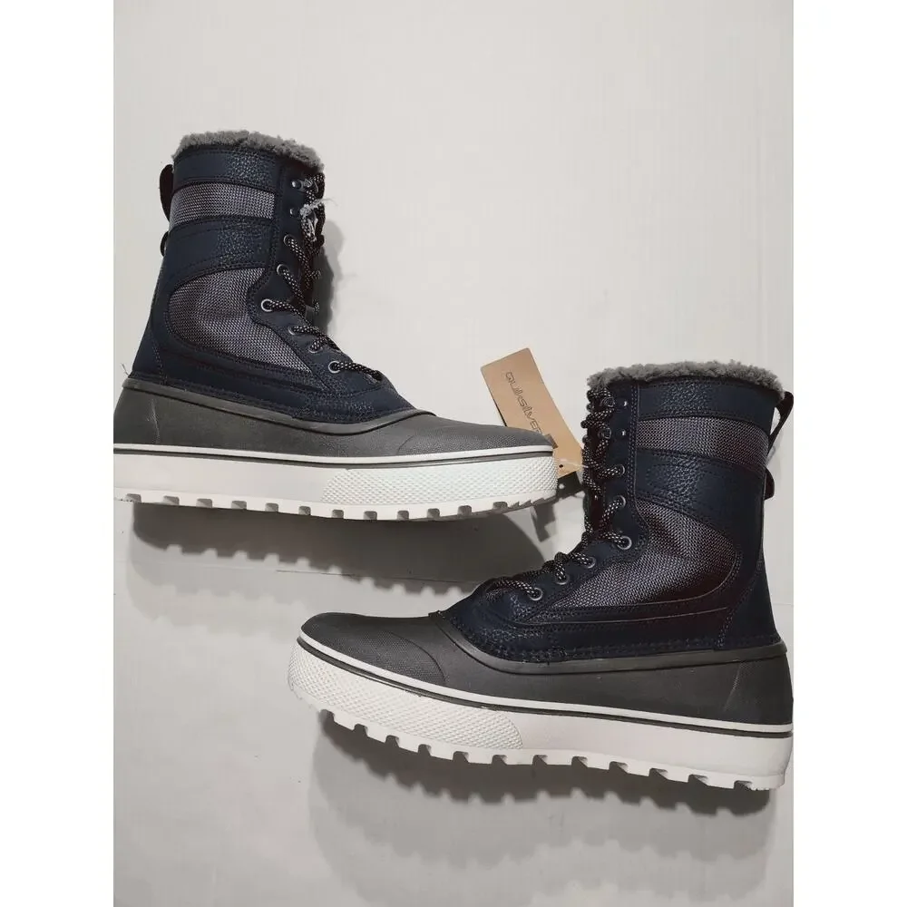 Men Sz 12 Quicksilver Winter Snow Boots Sub Zero Hi Multi Waterproof CQ10279M-DV
